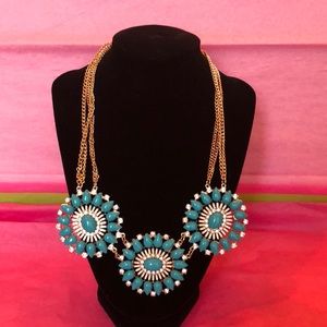 Turquoise & Gold Necklace